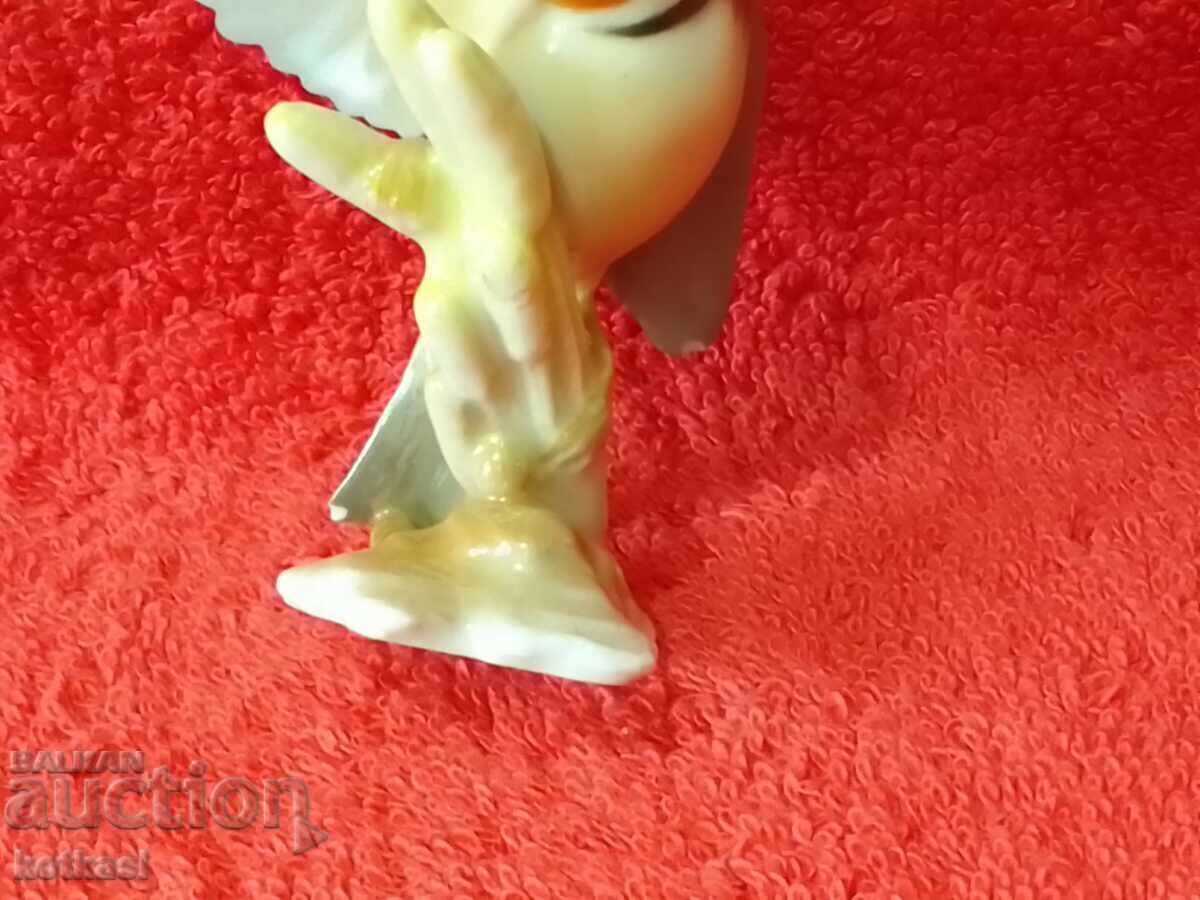 Old Colorful Porcelain Figure Bird Sparrow Hutschenreuther - 7 Old Colorful Porcelain Figure Bird Sparrow Hutschenreuther - 7