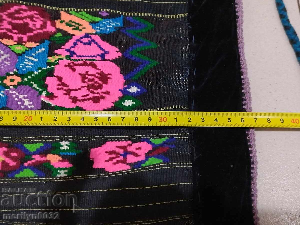 Old woven, embroidered and embroidered apron, costume, sukman - 5