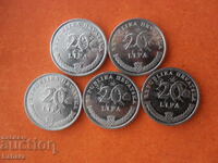 20 lipa 1999, 2003, 2001, 2009, 2007 Croatia