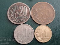 Bulgaria 1951-54 - Pennies (4 pieces)