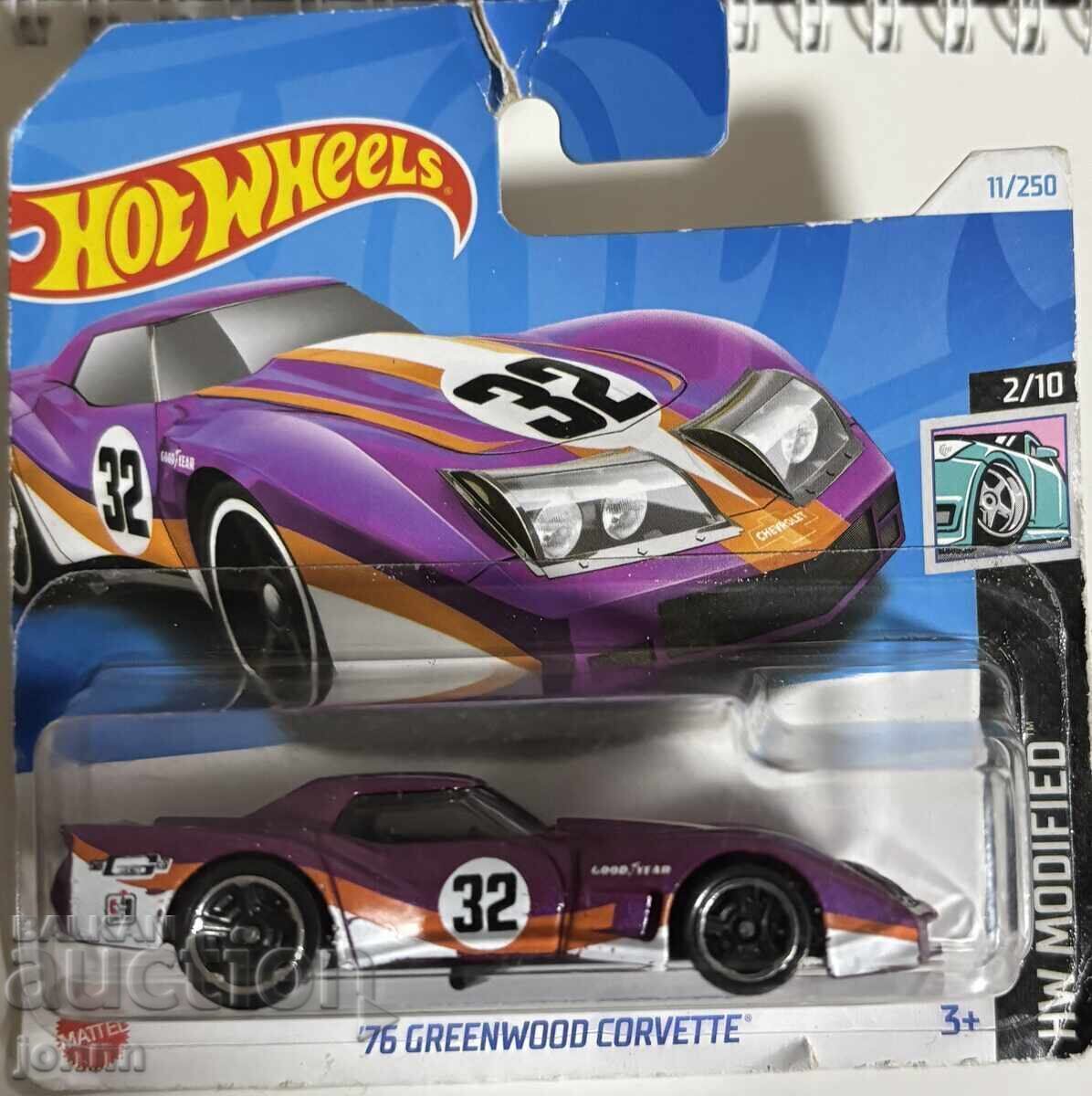 Hot Wheels, '76 Greenwood Corvette, HW Modified Series, 2024