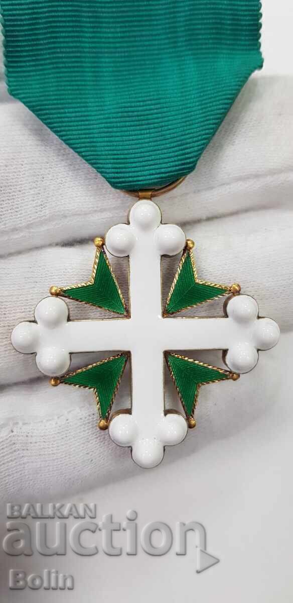 Σπάνιο χρυσό μετάλλιο Αγίου Μαυρικίου 1900 Ιταλία 18 καράτια 750πμ με τιμή 490.00 BGN | € 250.53