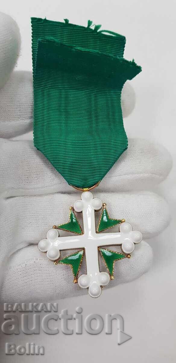 Σπάνιο χρυσό μετάλλιο Αγίου Μαυρικίου 1900 Ιταλία 18 καράτια 750πμ - 5