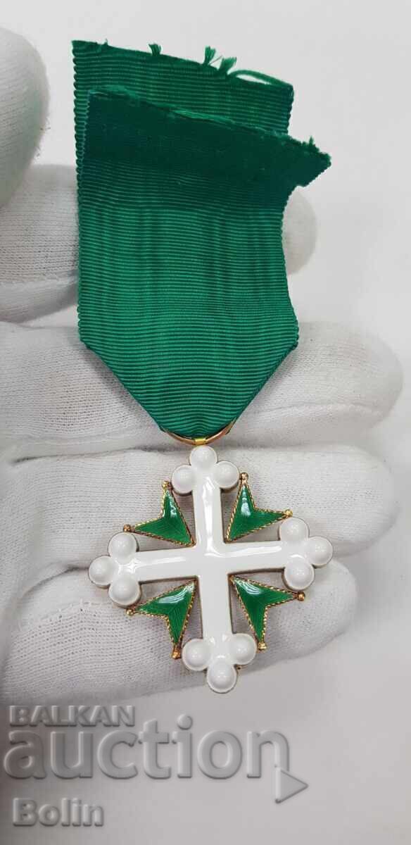 Σπάνιο χρυσό μετάλλιο Αγίου Μαυρικίου 1900 Ιταλία 18 καράτια 750πμ - 5