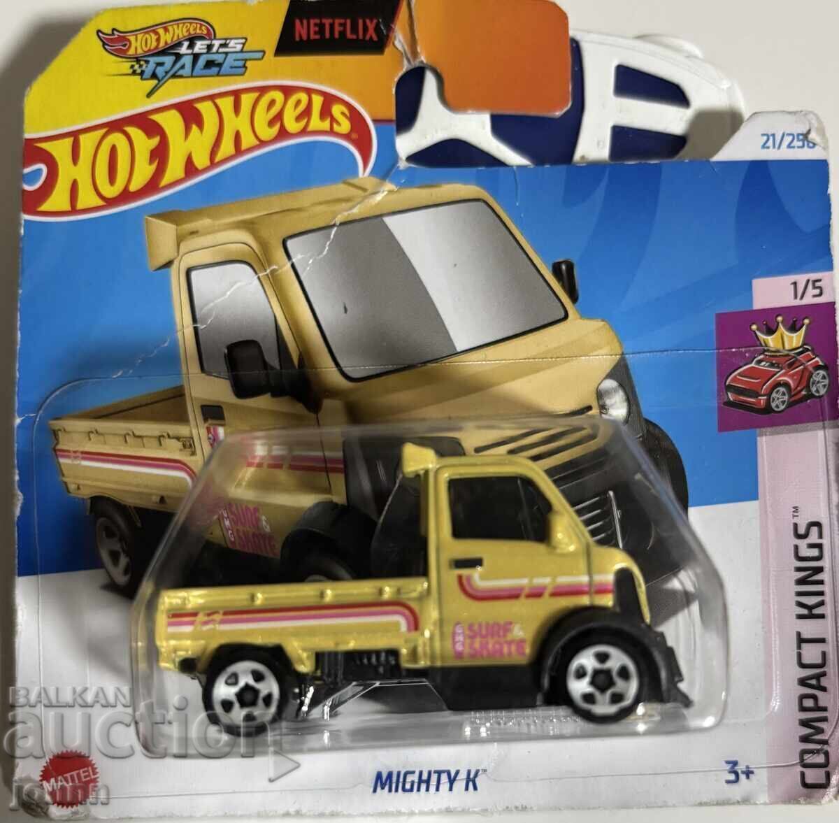 Mașină metalică Hot Wheels Mighty K 1:64