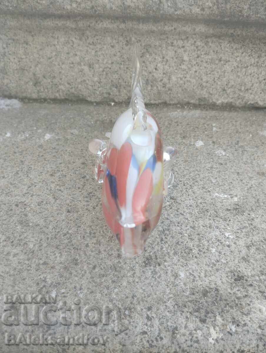 Аукцион Стъклена риба от соца духано стъкло Аукцион Стъклена риба от соца духано стъкло