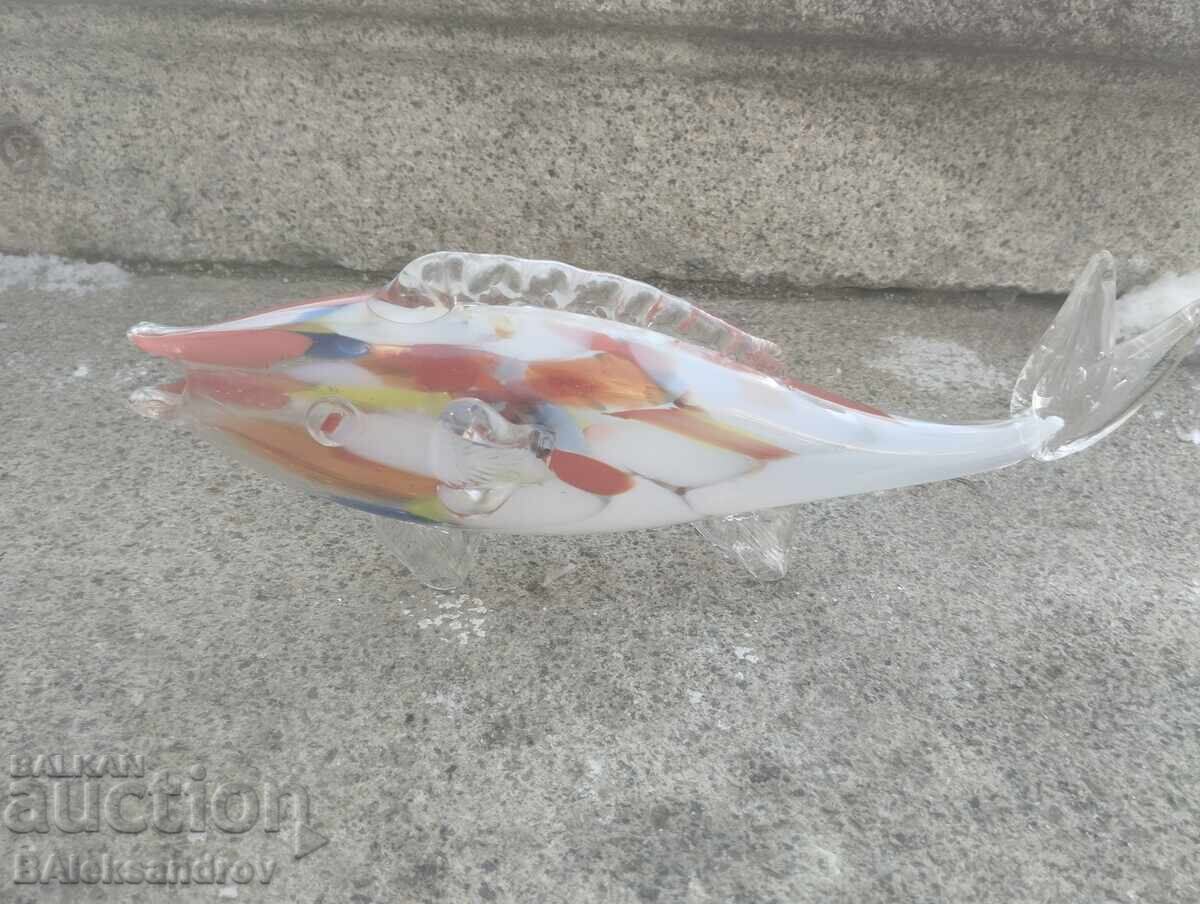 Стъклена риба от соца духано стъкло - 6 Стъклена риба от соца духано стъкло - 6