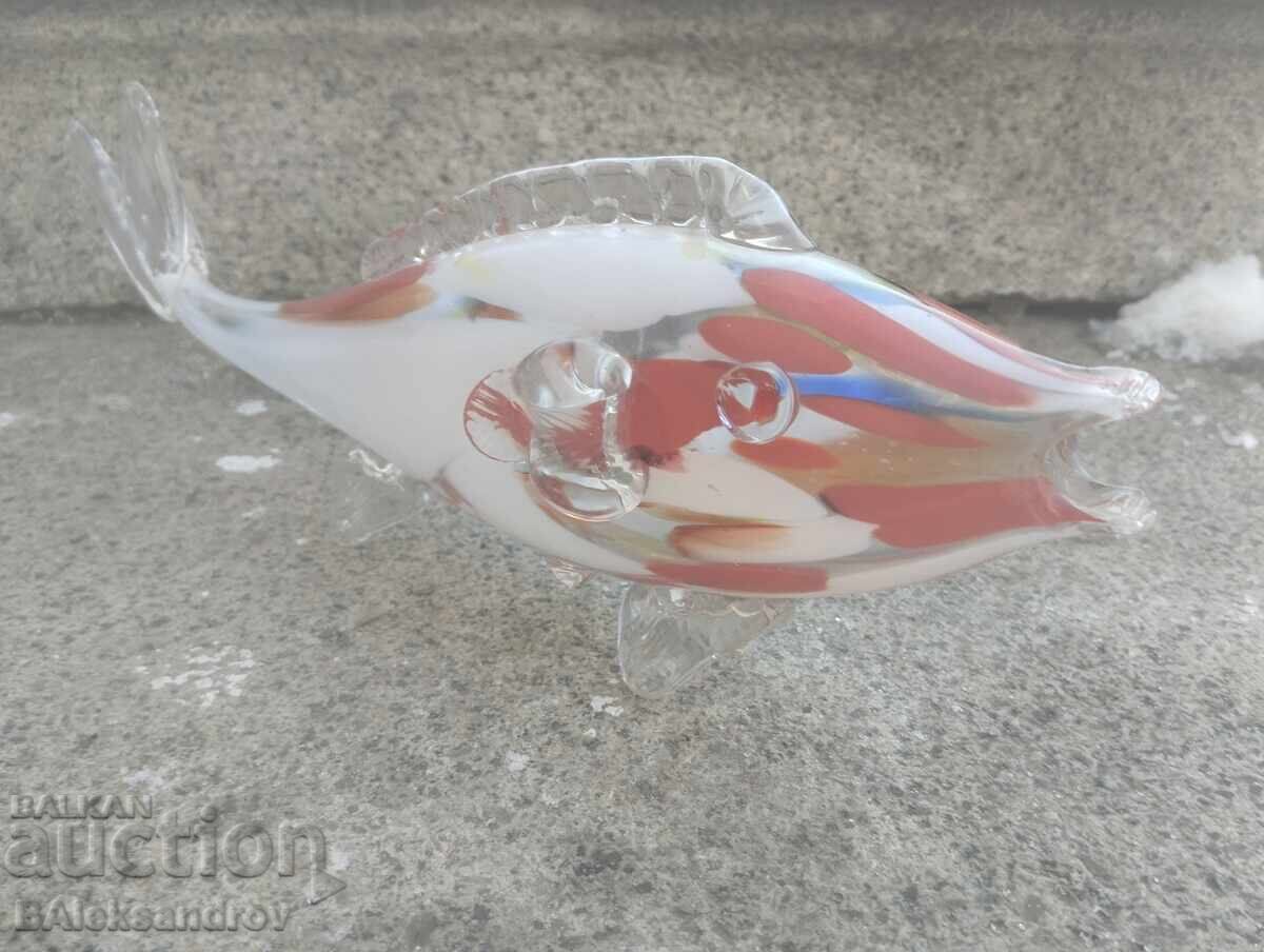 Стъклена риба от соца духано стъкло - 7 Стъклена риба от соца духано стъкло - 7