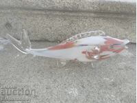 Glass fish from blown glass