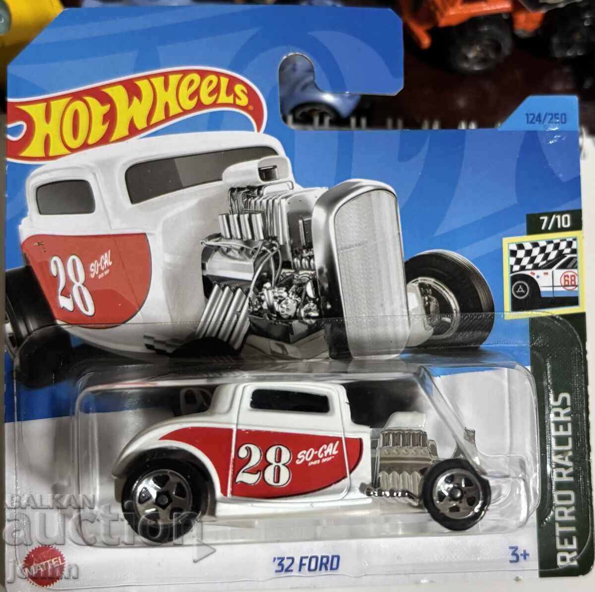 Hot Wheels Ford '32 Metal Car, 1:64