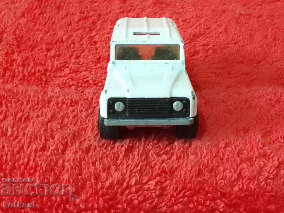 Licitație Mașină Jeep din metal veche 1/60 LAND ROVER Franța MAJORETTE