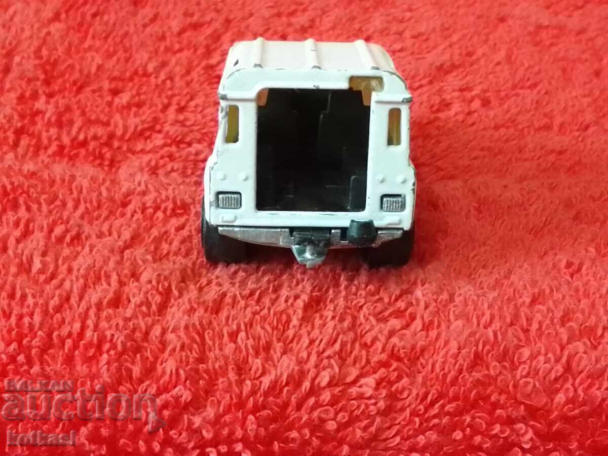 Mașină Jeep din metal veche 1/60 LAND ROVER Franța MAJORETTE - 5