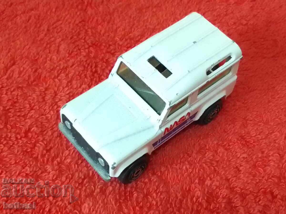 Mașină Jeep din metal veche 1/60 LAND ROVER Franța MAJORETTE - 7