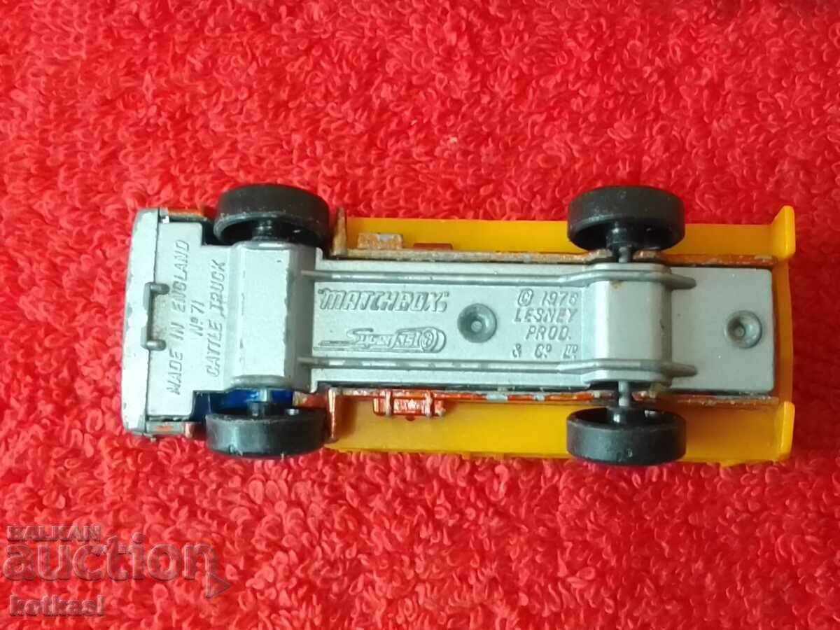 Old metal truck 1976 model MATCHBOX ENGLAND LESNEY - 6 Old metal truck 1976 model MATCHBOX ENGLAND LESNEY - 6