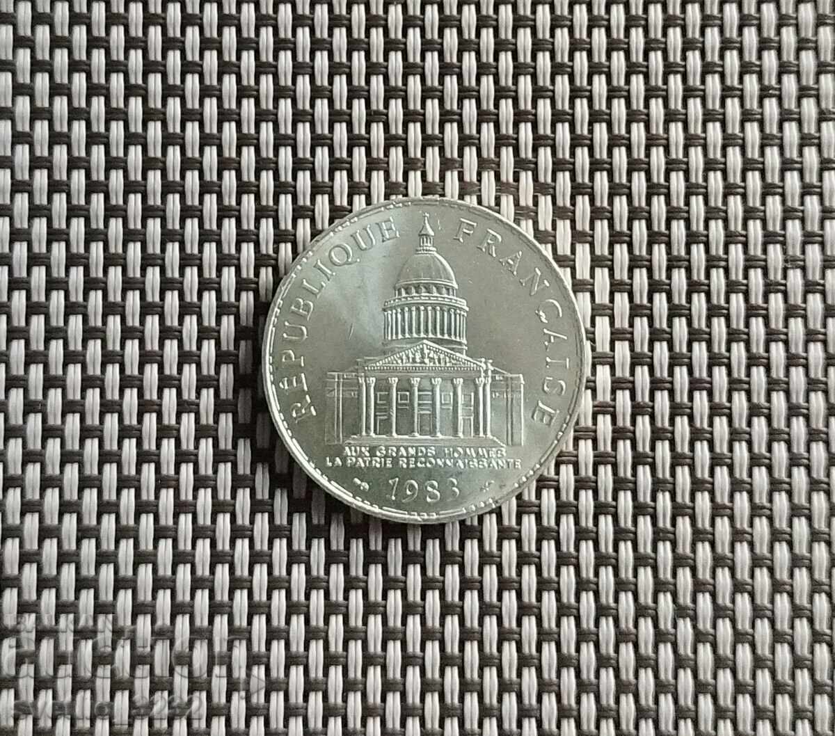 100 francs 1983 Jubilee with price 59.00 BGN | € 30.17