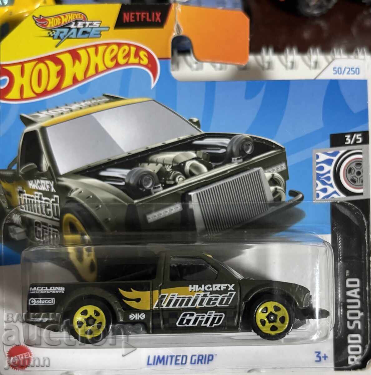 Mașină Hot Wheels Limited Grip, 1:64 - model anul 2024