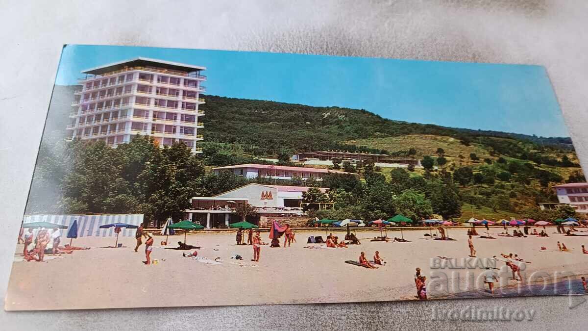 Пощенска картичка Златни пясъци Плажът