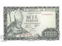 Bancnota Spaniei 1000 pesetas 1965 Pesetas