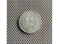 5 lire 1871 Italy