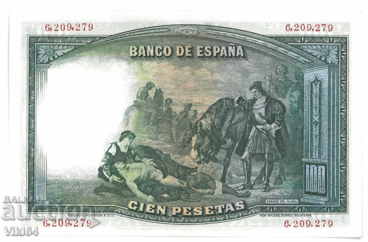 Spain Banknote 100 Pesetas 1931 Pesetas with price 54.99 BGN | € 28.12 Spain Banknote 100 Pesetas 1931 Pesetas with price 54.99 BGN | € 28.12