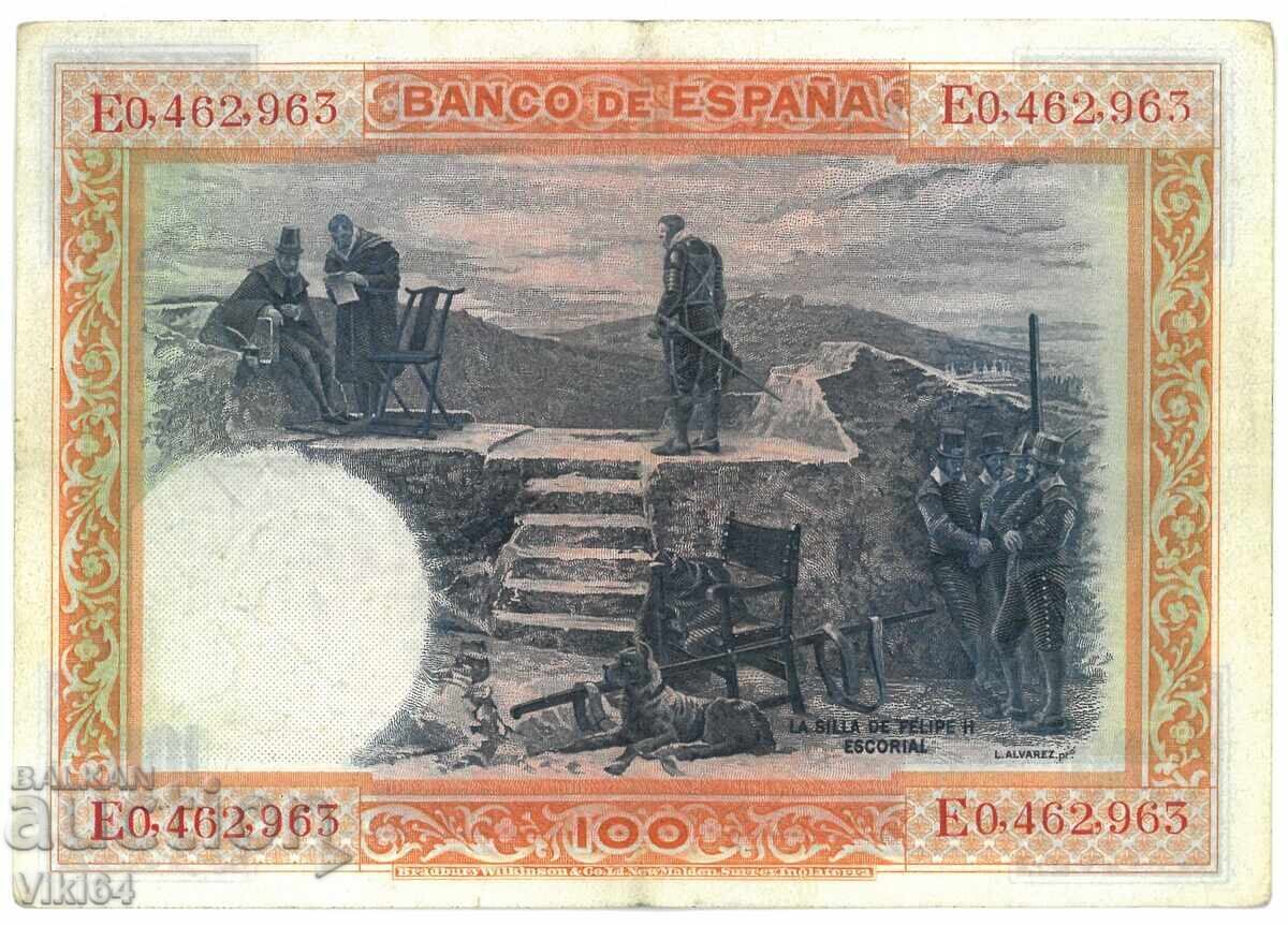 Bancnota Spaniei 100 pesetas 1925 Pesetas cu preț 14.99 BGN | € 7.66 Bancnota Spaniei 100 pesetas 1925 Pesetas cu preț 14.99 BGN | € 7.66
