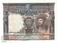 Bancnota Spaniei 1000 pesetas 1925 Pesetas