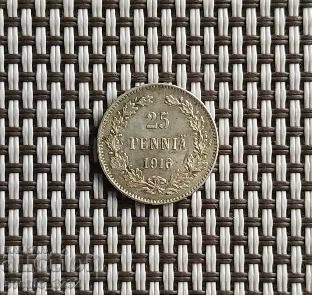 25 pennies 1916 Finland 25 pennies 1916 Finland
