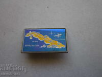METAL BADGE REPUBLIC OF CUBA BZC !!!