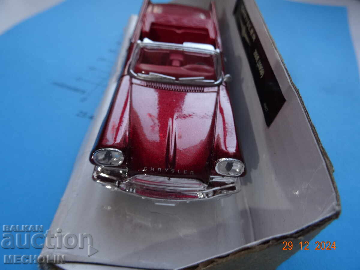 COLLECTIBLE METAL CAR CHRAYSLER 300 E 1959 with price 22.00 BGN | € 11.25 COLLECTIBLE METAL CAR CHRAYSLER 300 E 1959 with price 22.00 BGN | € 11.25