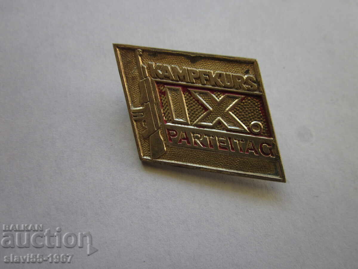 Auction GERMAN METAL BADGE BZC !!! Auction GERMAN METAL BADGE BZC !!!