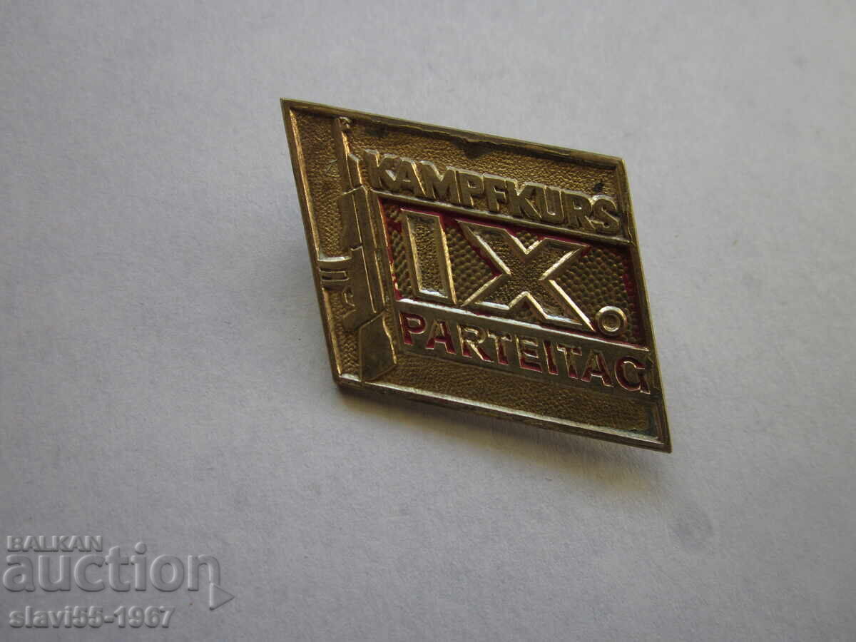 GERMAN METAL BADGE BZC !!! GERMAN METAL BADGE BZC !!!