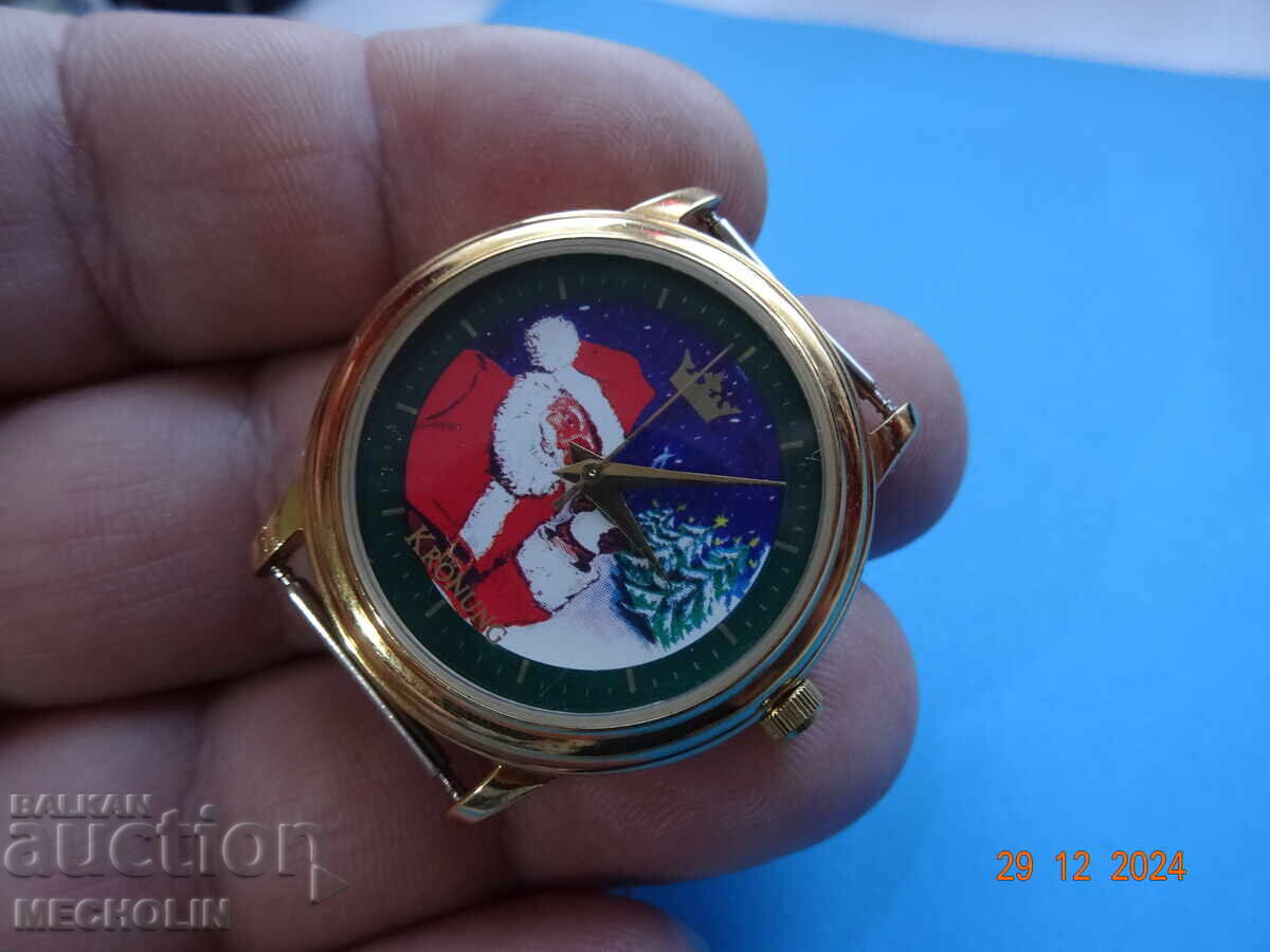 Delivery of QUARTZ WATCH KRONUNG SANTA CLAUS Delivery of QUARTZ WATCH KRONUNG SANTA CLAUS