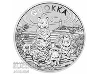 Australia 2024 - 1 dolar - Quoca 1 OZ , Moneda de argint PM