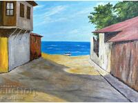 Oil painting "Sozopol motif"