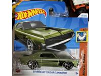 Hot Wheels Car, '69 Mercury Cougar Eliminator, 1:64,