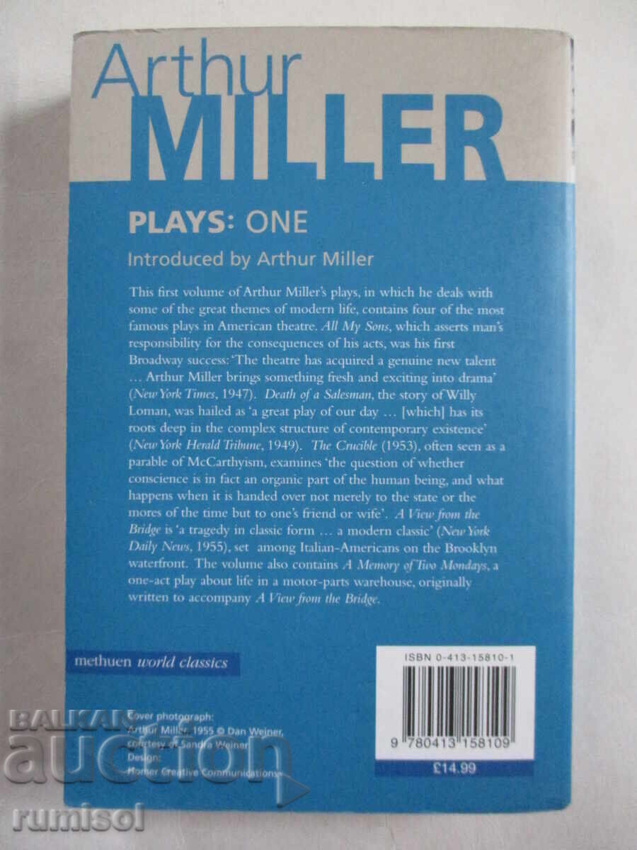 Delivery of Plays: One - Arthur Miller