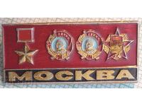 17446 Badge - Moscow Hero City