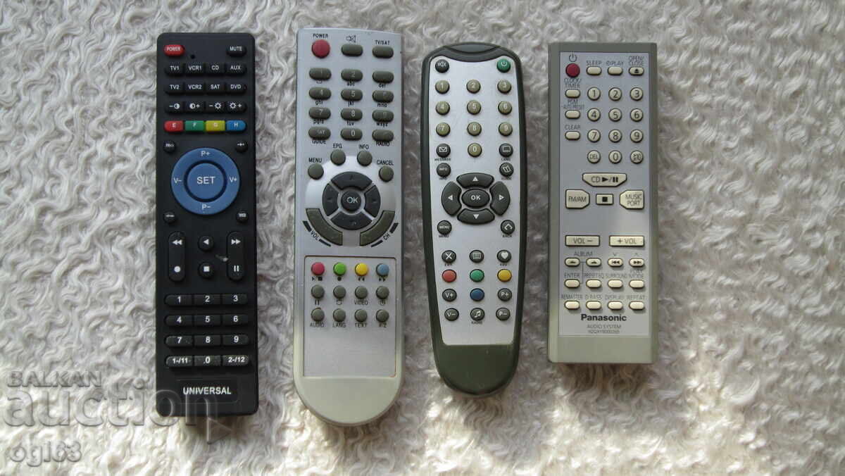Delivery of Remotes for TV and AUDIO SYSTEM