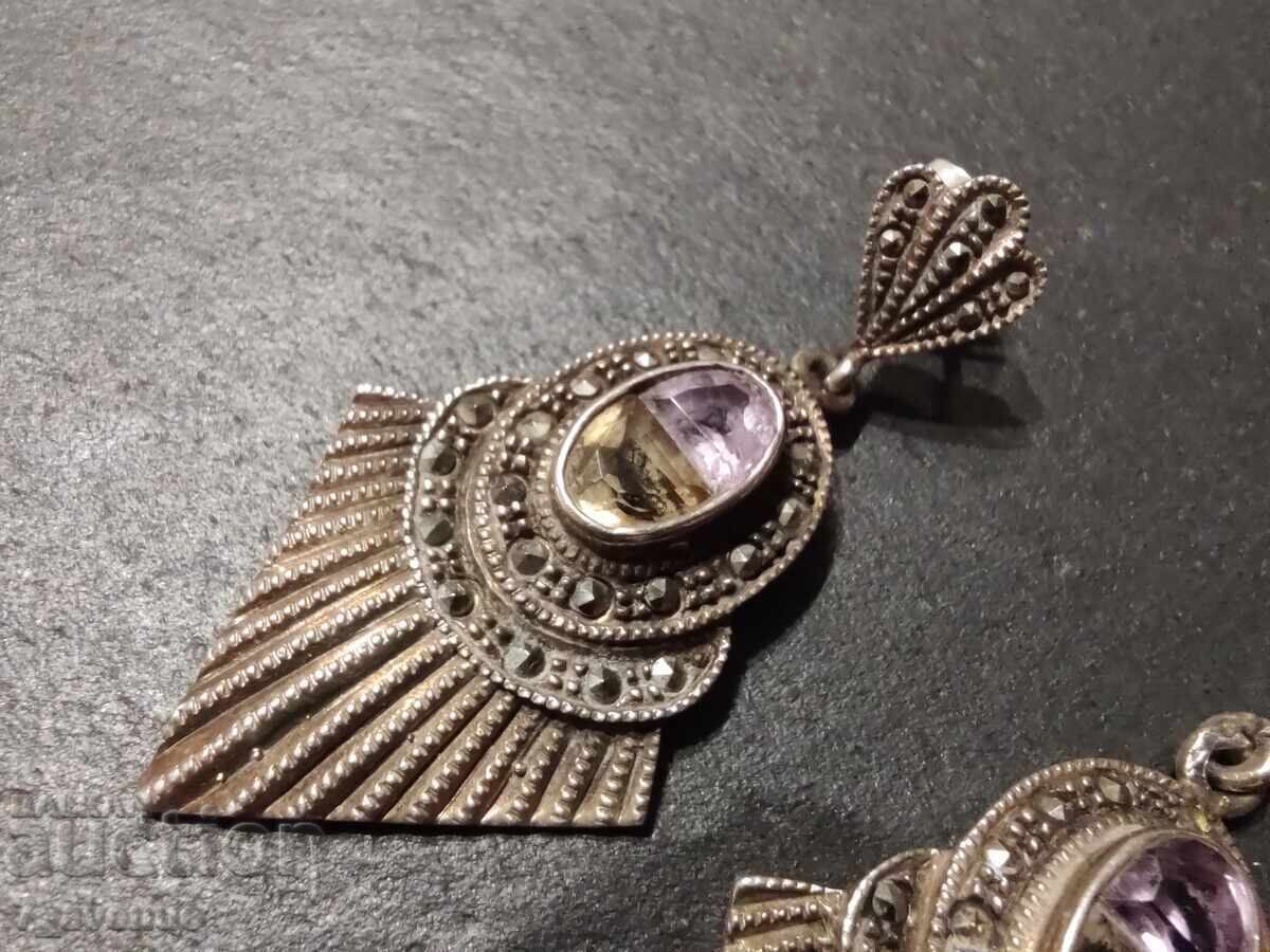 Earrings long earrings - jewelry, stones 30.12.24 with price 299.00 BGN | € 152.88