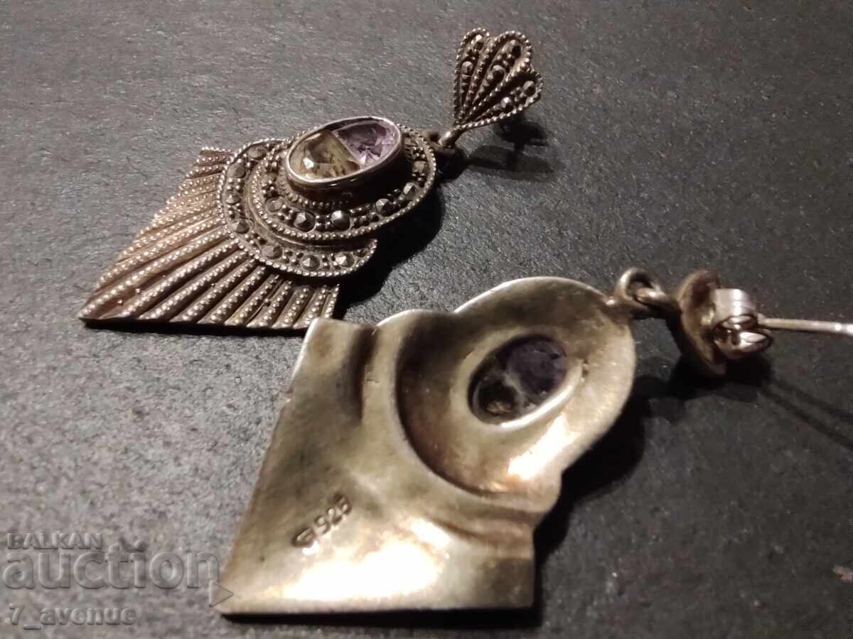 Delivery of Earrings long earrings - jewelry, stones 30.12.24