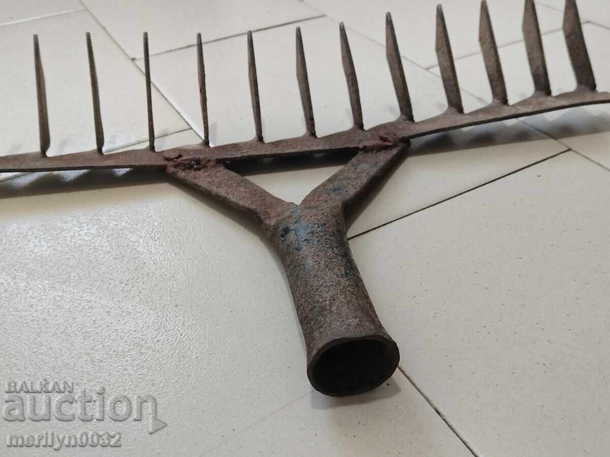 Hand forged grappa, wrought iron, tool - 6