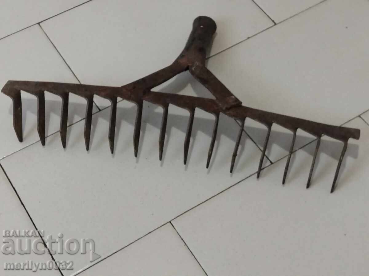 Hand forged grappa, wrought iron, tool - 7