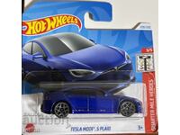 Hot Wheels diecast car, Tesla Model S Plaid, 1:64