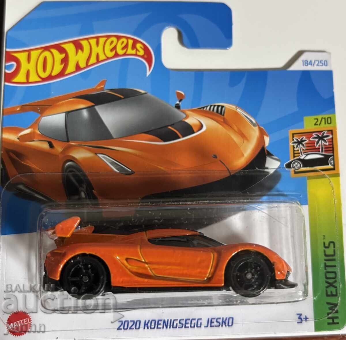 Hot Wheels 2020 Koenigsegg Jesko Metal Orange 1:64