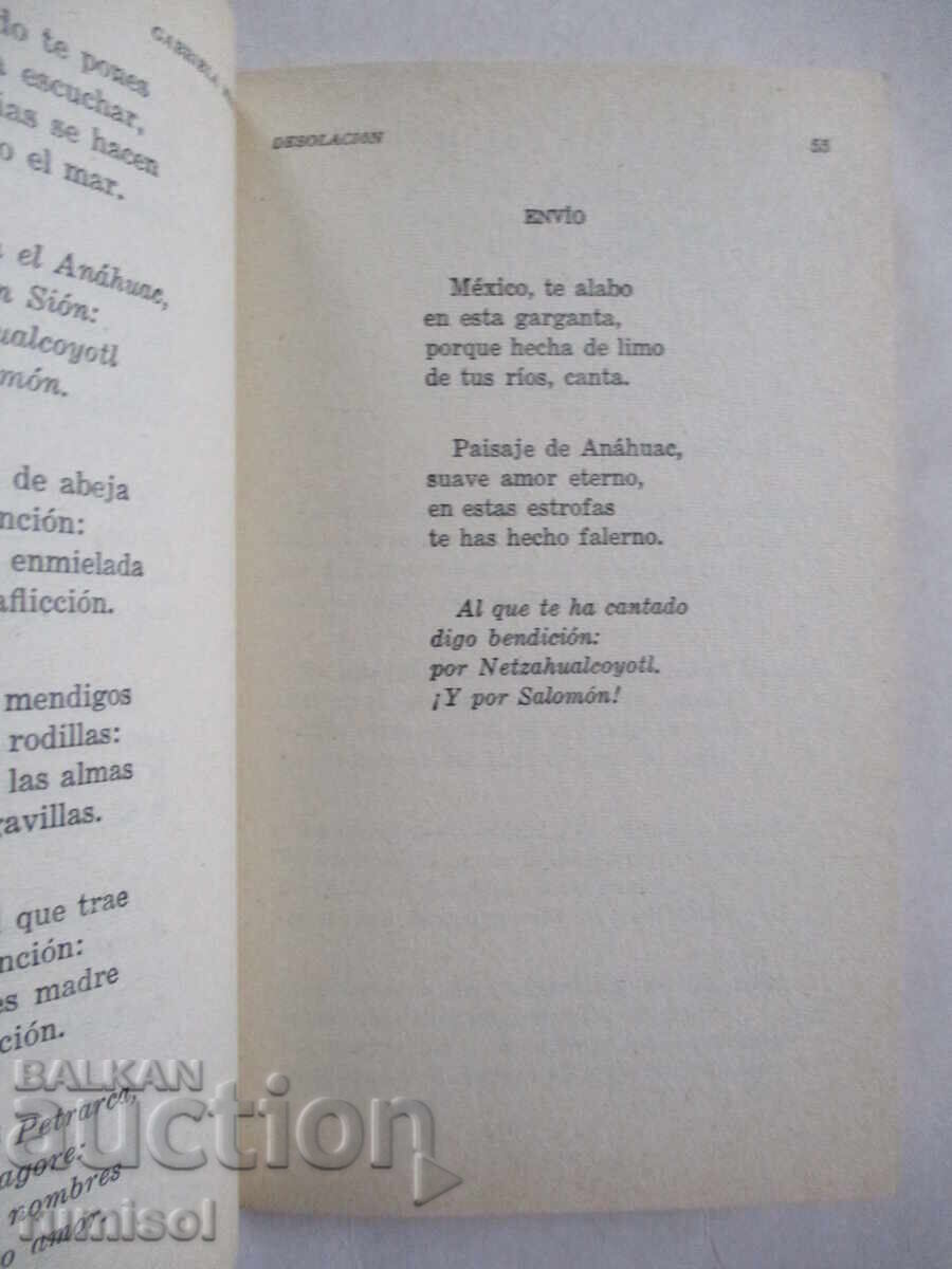 Delivery of Desolation - Gabriela Mistral Delivery of Desolation - Gabriela Mistral