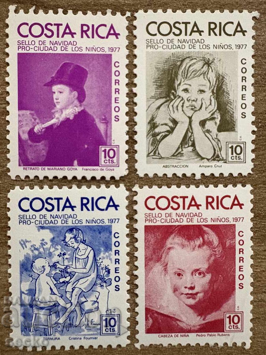 Costa Rica - Christmas Tax - Paintings (1977) MNH