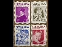 Costa Rica - Christmas Tax - Paintings (1977) MNH