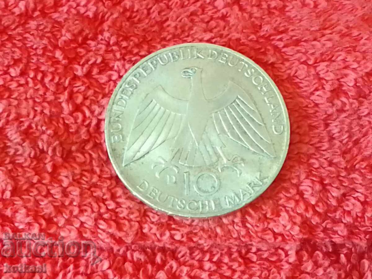 Silver coin 10 Mark D Olympics Munich 1972 Germany - 5 Silver coin 10 Mark D Olympics Munich 1972 Germany - 5