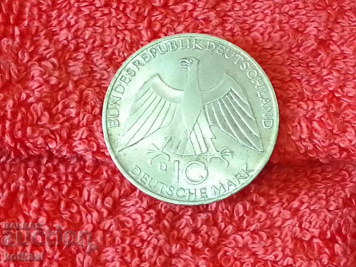 Silver coin 10 Mark D Olympics Munich 1972 Germany Silver coin 10 Mark D Olympics Munich 1972 Germany