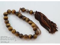 Rosary, tiger's eye